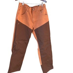 Vintage Field & Stream Canvas Brush Hunting Pants Men's Size 34x32 Outdoor
